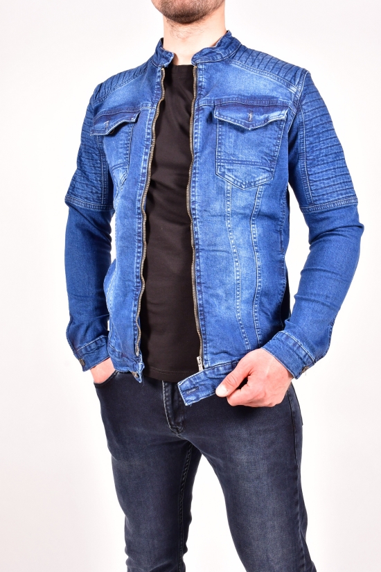 Пиджак джинсовый мужской (цв.т.синий) "FOURTY FOUR" Размер в наличии : 42 арт.3025