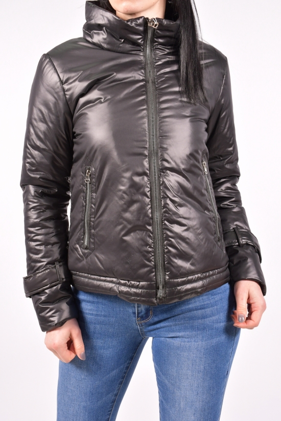 Куртка женская (цв.черный) демисезонная из плащевки SY Размеры в наличии : 44, 46, 48, 50 арт.A882