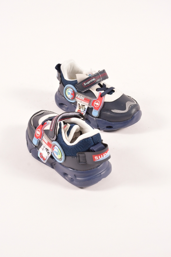 Кроссовки для мальчика с LED подсветкой YTOP Размеры в наличии : 23, 24, 25, 26, 28 арт.QL2680-7