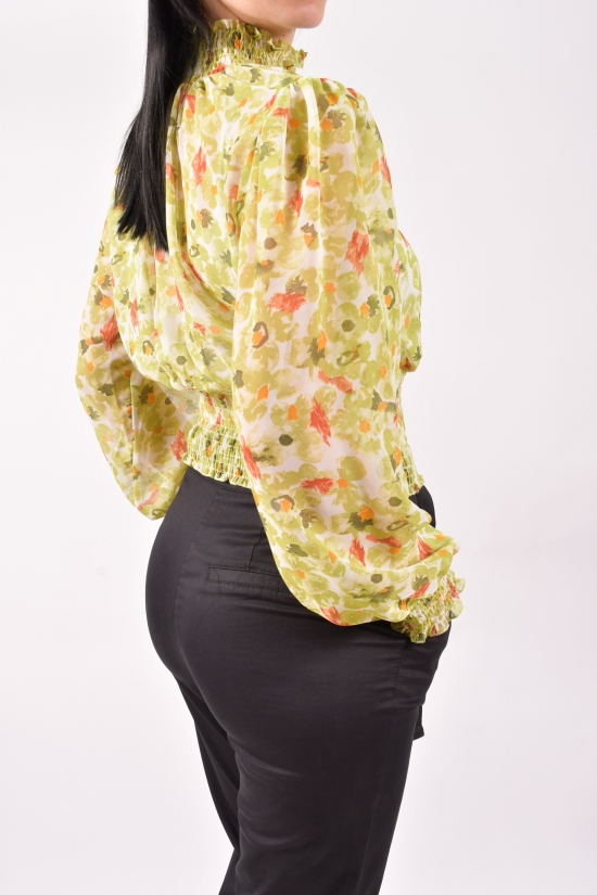 Блузка женская (цв.салатовый) шифоновая Размер в наличии : 40 арт.30011K4