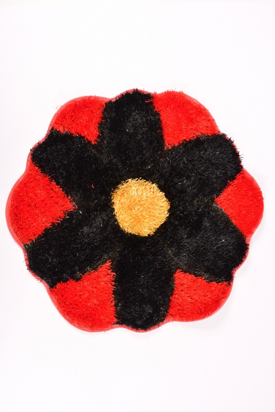 Коврик травка (цв.черный/красный) размер 70/70см арт.2020-0220