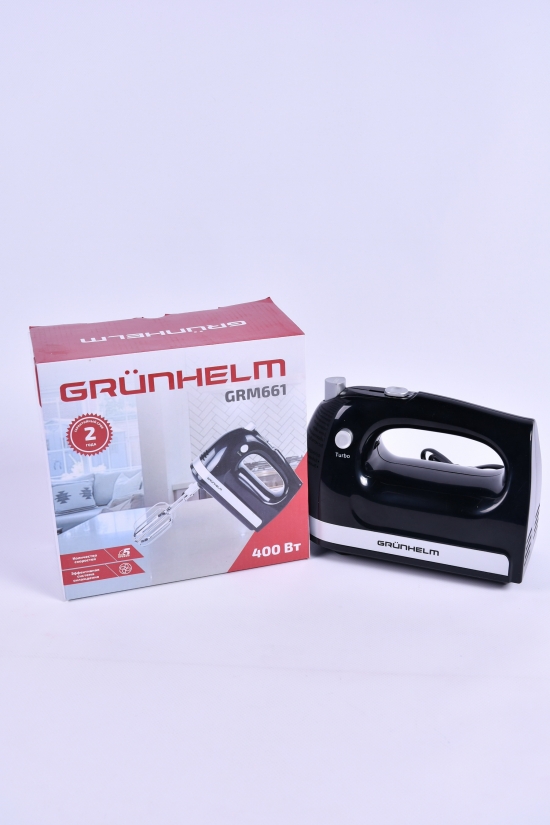 Миксер Grunhelm 200-400Вт.(черный) арт.GRM661