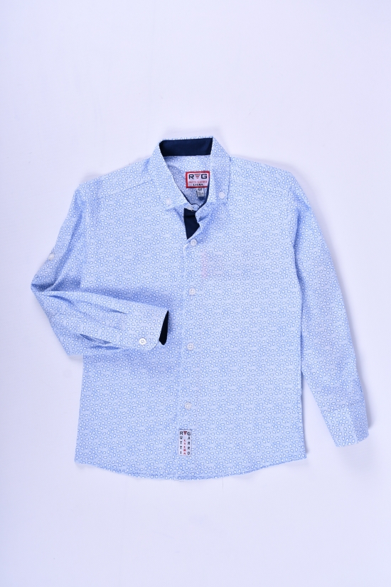 Рубашка для мальчика (цв.голубой) RUTTI GARRO Рост в наличии : 110, 116, 122, 128 арт.5-8