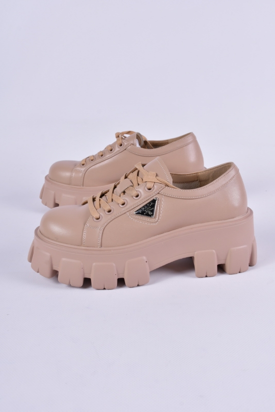 Туфлі жіночі з натуральної шкіри EGGA Розміри в наявності : 36, 37, 38, 39, 40, 41 арт.QD352-3