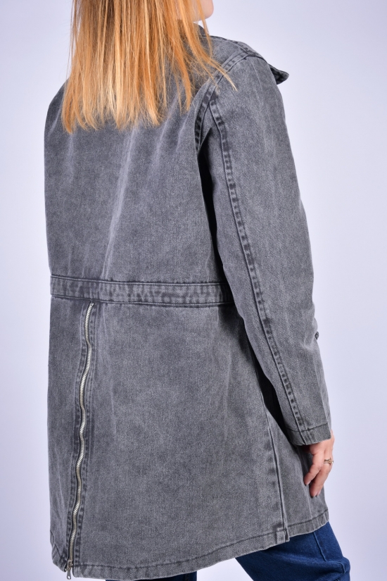 Піджак джинсовий жіночий (кол. Т / сірий) ASIST Розміри в наявності : 40, 42 арт.193