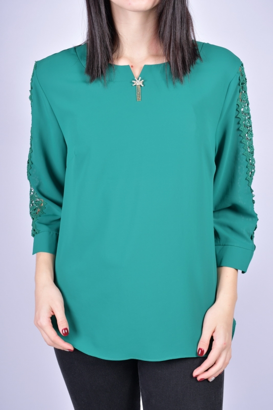 Блузка жіноча шифонова (кол. Зелений) ESAY Розмір в наявності : 46 арт.8879B