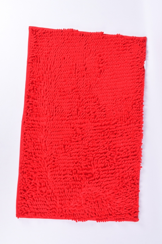 Коврик "Лапша" (цв.красный) на резиновой основе (микрофибра) размер 50/80 см. арт.коврик