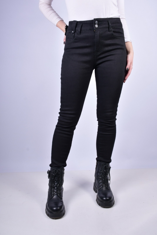 Джинси жіночі стрейчові на флісі NewJeans Розміри в наявності : 25, 26 арт.DF6039