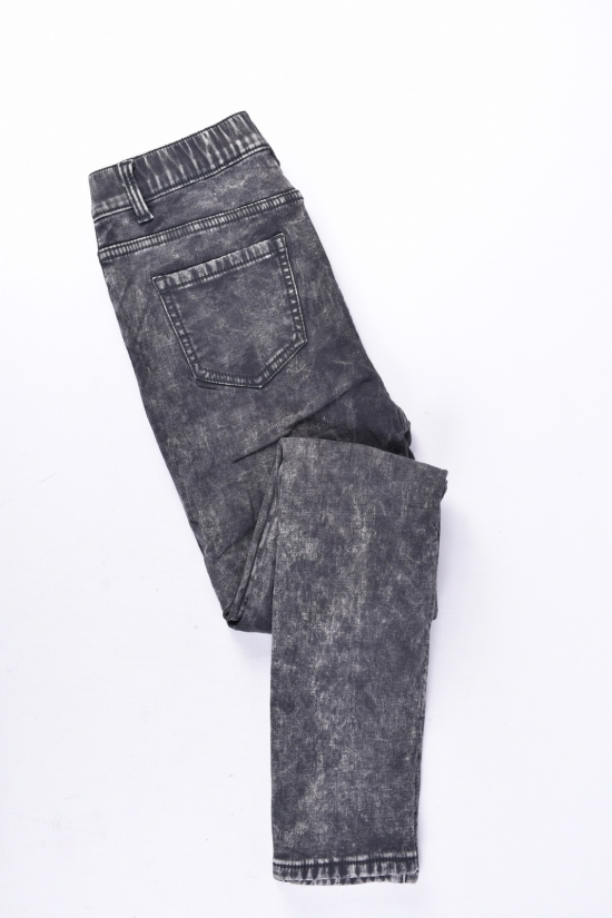 Джинсы женские стрейчевые на флисе NewJeans Размеры в наличии : 25, 26 арт.DF6019
