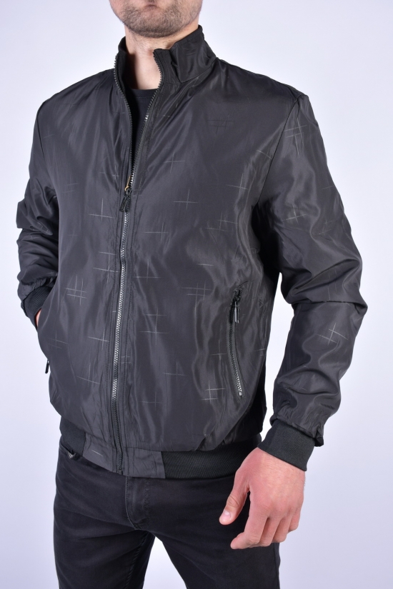 Куртка мужская из плащевки (цв.черный) "DICNI" Размеры в наличии : 46, 48, 50, 52, 54, 56 арт.H6-79-M