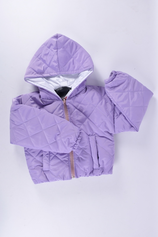 Курточка для дівчинки (кол. бузковий) болонева "Child Dreams" Зріст в наявності : 158 арт.2288