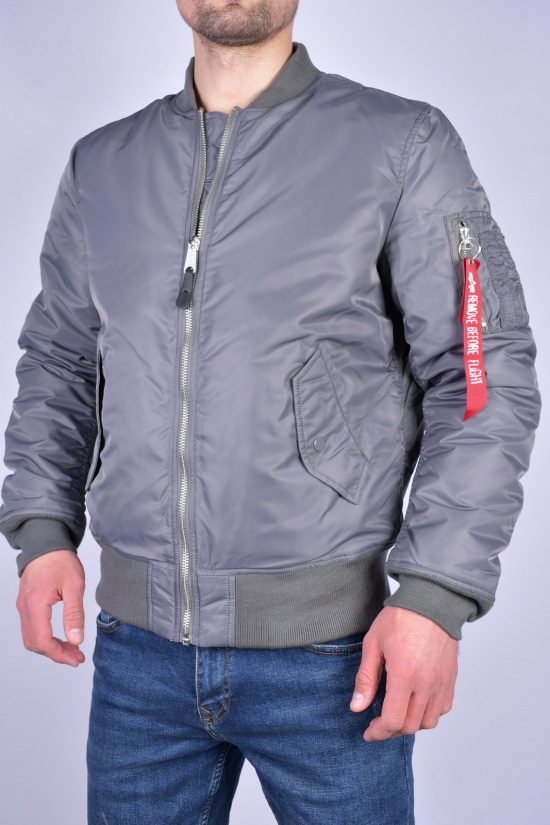Куртка мужская (цв.серый) демисезонная" Alpfa Industries" Размеры в наличии : 48, 50, 52, 54, 56, 58 арт.21M-52TC