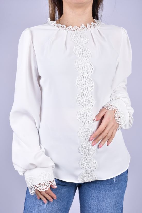 Блузка жіноча (кол. білий) "ESAY" Розміри в наявності : 40, 42, 44, 46 арт.9303