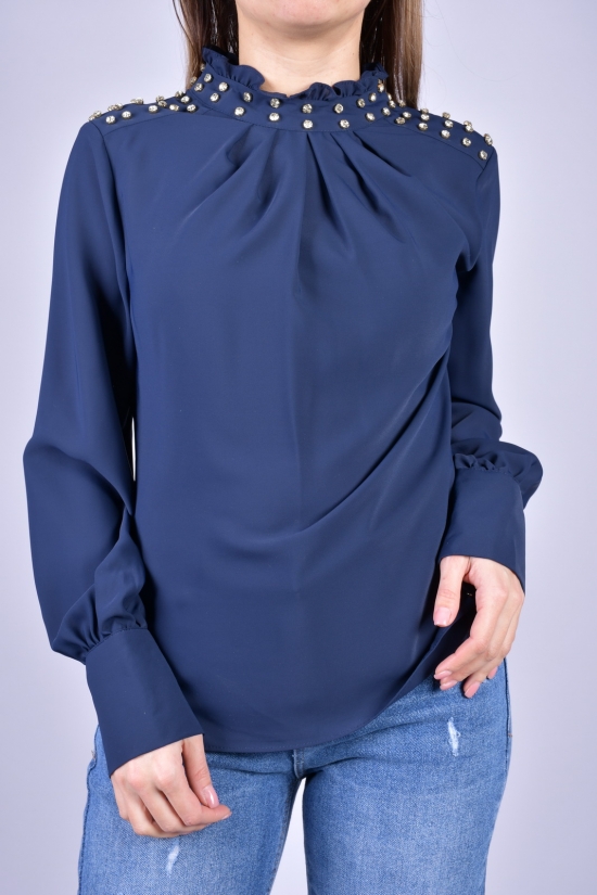 Блузка жіноча (кол. т. синій) "ESAY" Розміри в наявності : 40, 42, 44, 46 арт.9019
