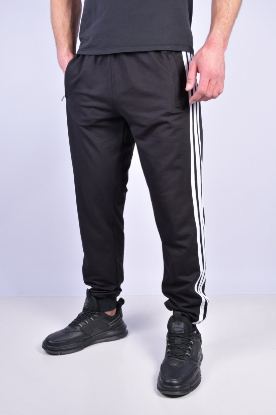 Штани чоловічі спортивні (кол. чорний) тканина трикотаж "GLR" Розмір в наявності : 50 арт.1029