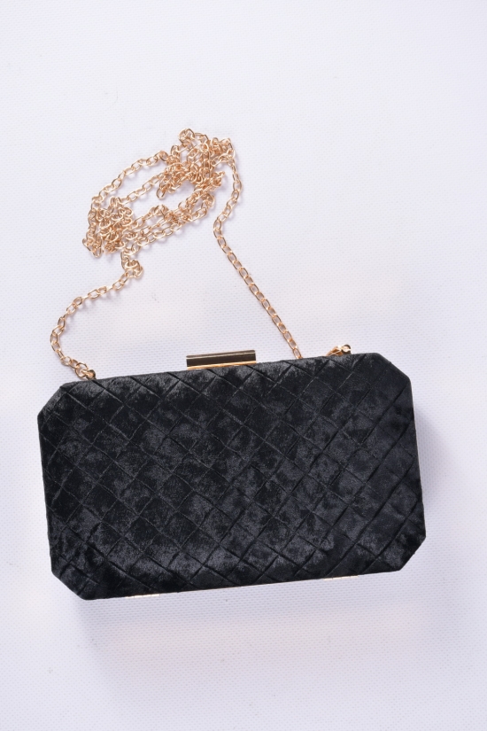 Клатч-кошелек женский (цв.черный) размер 21/12/4 см арт.790