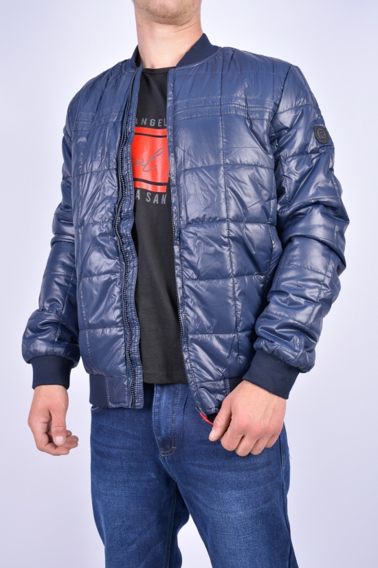 Куртка бомбер мужская (цв.т.синий) демисезонная "Remain" Размеры в наличии : 48, 50, 52, 54, 56 арт.7817