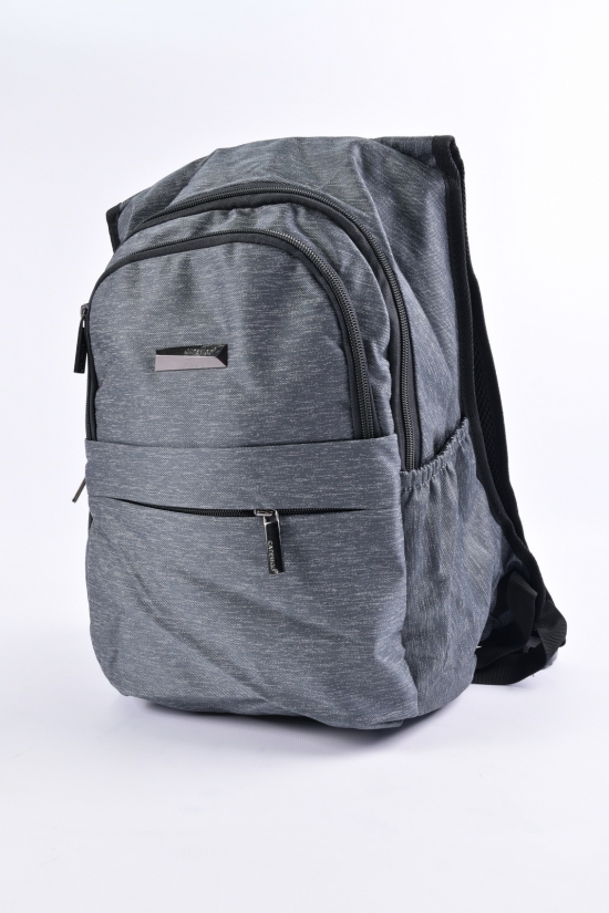 Рюкзак тканинний (колір сірий) розмір 26/40/15 см арт.6565