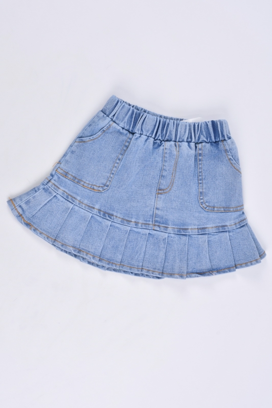 Спідниця для дівчинки джинсова (кол. синій) Зріст в наявності : 104 арт.2031