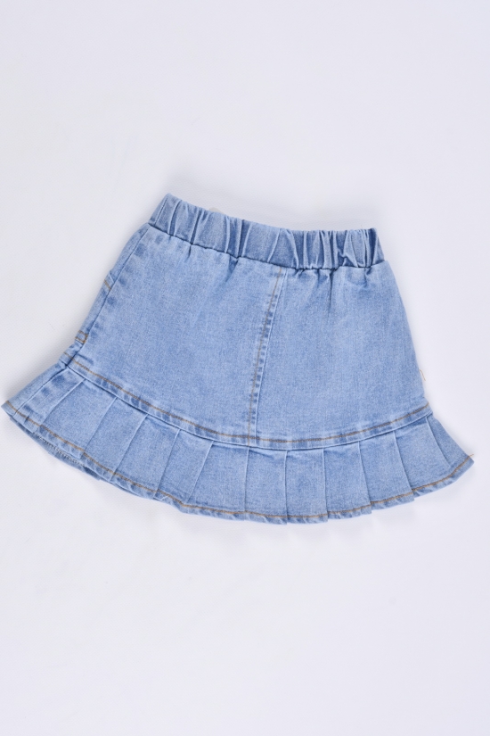 Юбка для девочки джинсовая (цв.синий) Рост в наличии : 104 арт.2031