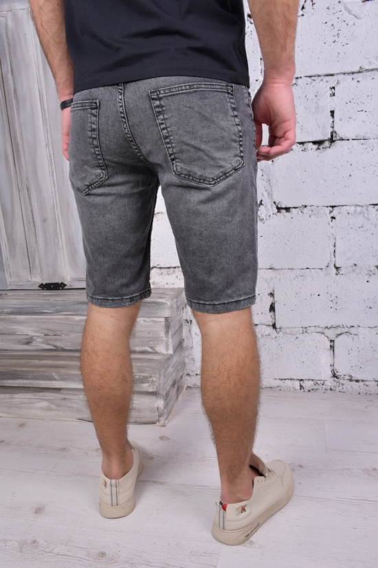 Шорты джинсовые мужские (цв.серый) "Blackzi" Размер в наличии : 32 арт.4133