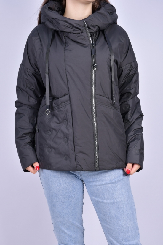 Куртка женская из плащёвки демисезонная (color C001) HaiLuoZi Размеры в наличии : 48, 50, 52, 54, 56, 58 арт.BM7088