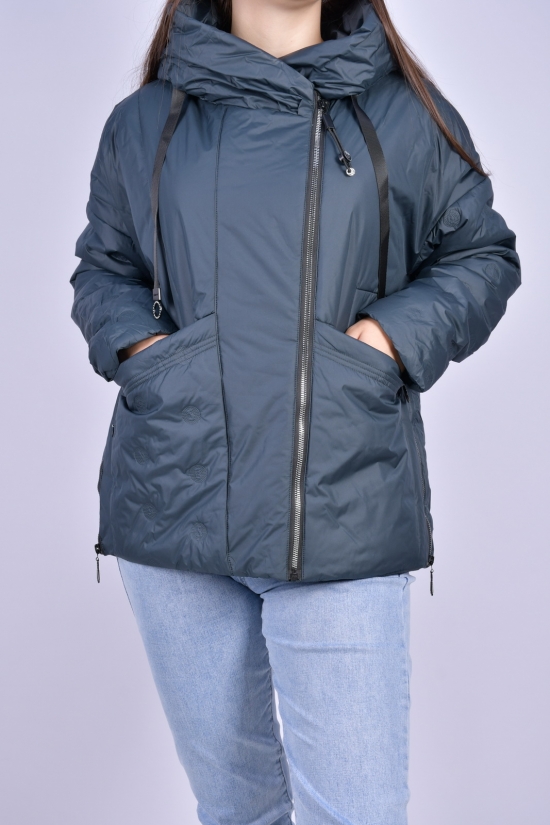 Куртка женская из плащёвки демисезонная (color C113) HaiLuoZi Размеры в наличии : 48, 50, 52, 54, 56, 58 арт.BM7088