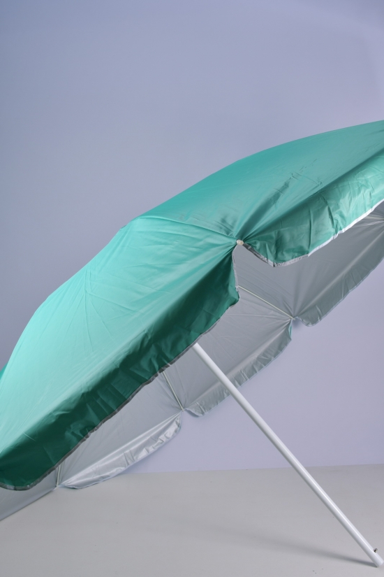 Зонт торговий діаметр 240см (спиця пластик, клапан) арт.37A