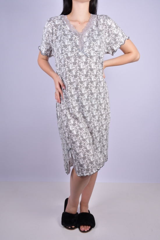 Ночная рубашка женская (цв.св.серый) Размеры в наличии : 46, 50, 52 арт.625