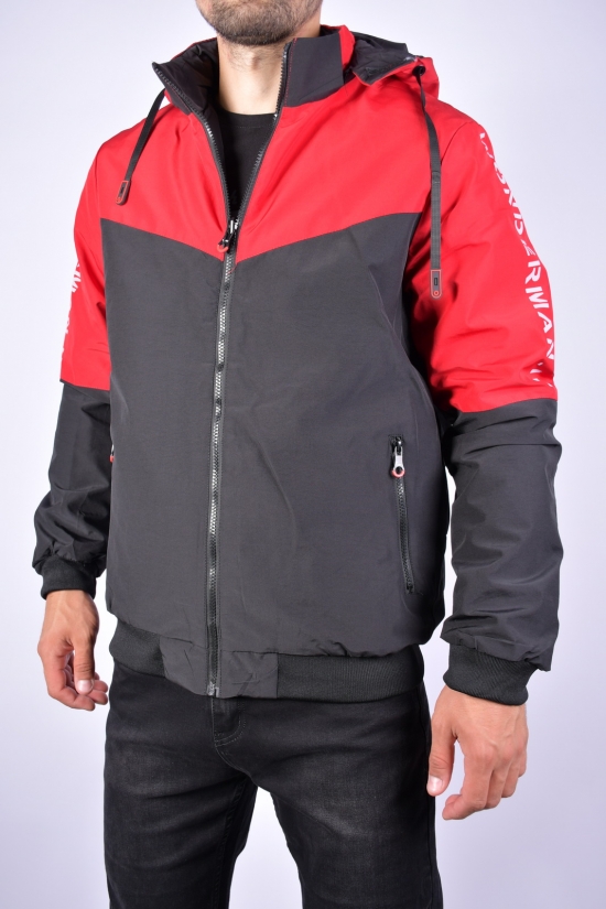 Куртка мужская демисезонная (цв.бордовый/черный) двух сторонняя Размеры в наличии : 46, 48, 50, 52, 54 арт.EM2366