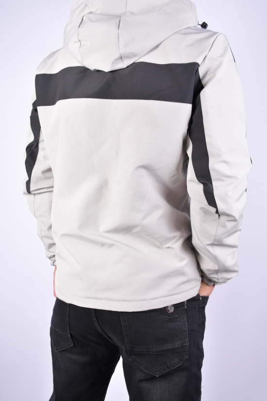 Куртка мужская демисезонная (цв.серый/черный) двух сторонняя Размеры в наличии : 44, 46 арт.EM23078