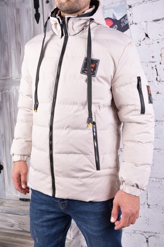 Куртка мужская зимняя (цв.кремовый) Размеры в наличии : 44, 46, 48, 50 арт.1170