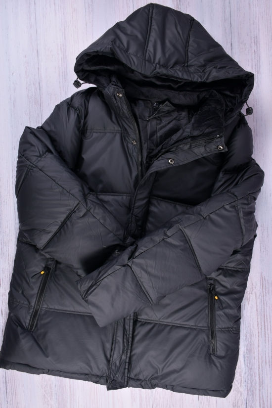 Куртка мужская болоневая (цв.черный) зимняя Размеры в наличии : 54, 56, 58, 60, 62 арт.A625-D