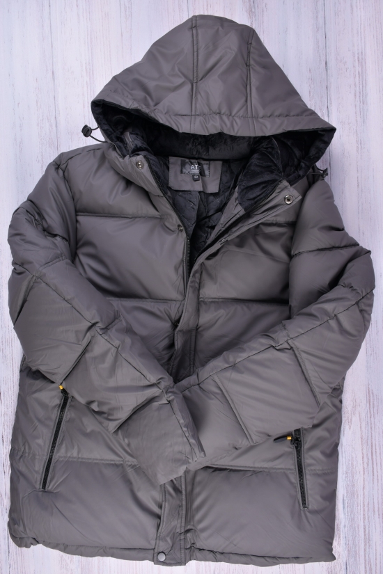 Куртка мужская болоневая (цв.серый) зимняя Размеры в наличии : 54, 56, 58, 60, 62 арт.A625-D