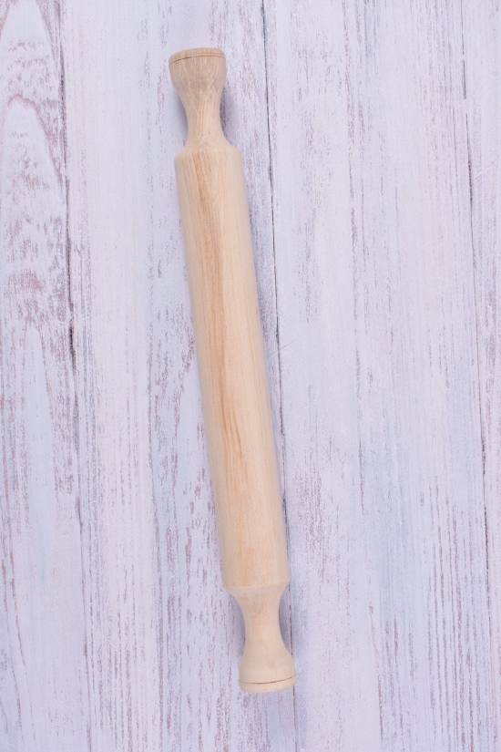 Скалка для розкочування тіста (дерев'яна) розмір 40 см арт.2029