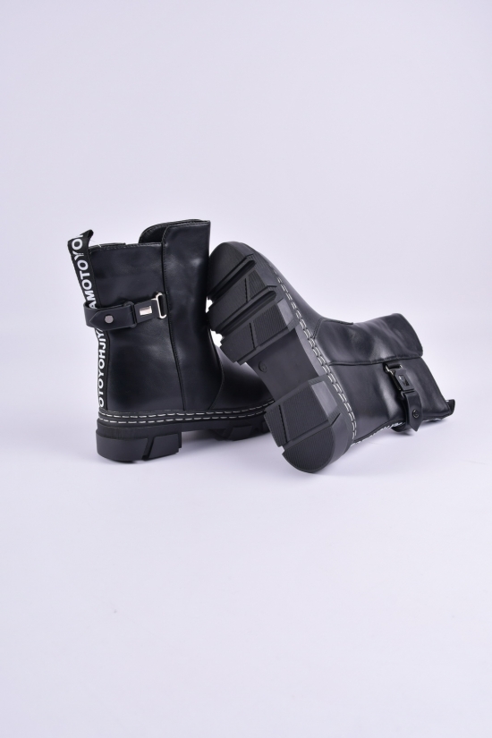 Ботинки для девочки зимние на меху "Kimboo" Размеры в наличии : 33, 35, 36, 37 арт.FG2230-3A
