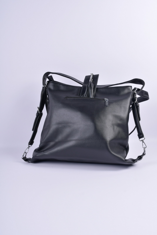 Сумка-рюкзак женская (цв.чёрный) размер 38/31/13 см арт.9122