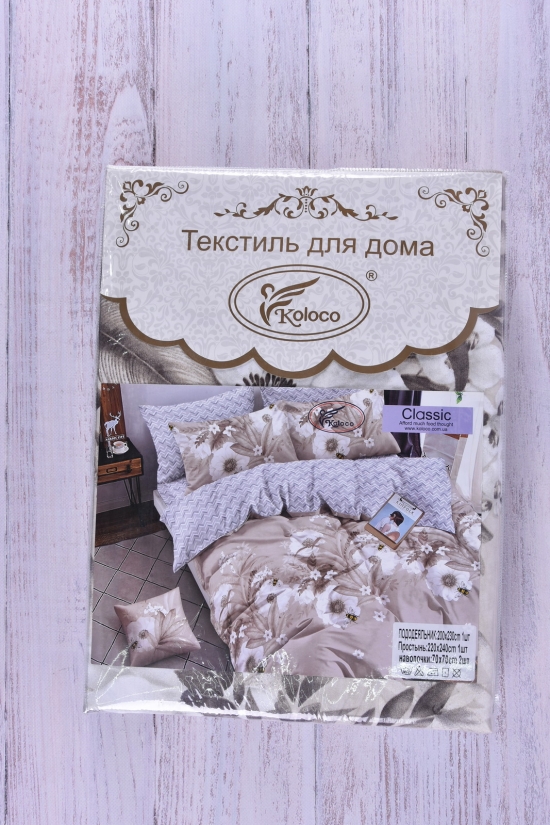 Комплект постельного белья размер 200/230 см.(наволочка 70/70-2шт) "KOLOCO" арт.06-232