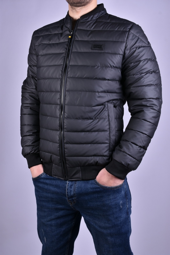 Куртка мужская из плащевки (цв.черный) демисезонная"ATE" Размеры в наличии : 46, 48, 50, 52, 54 арт.A-807