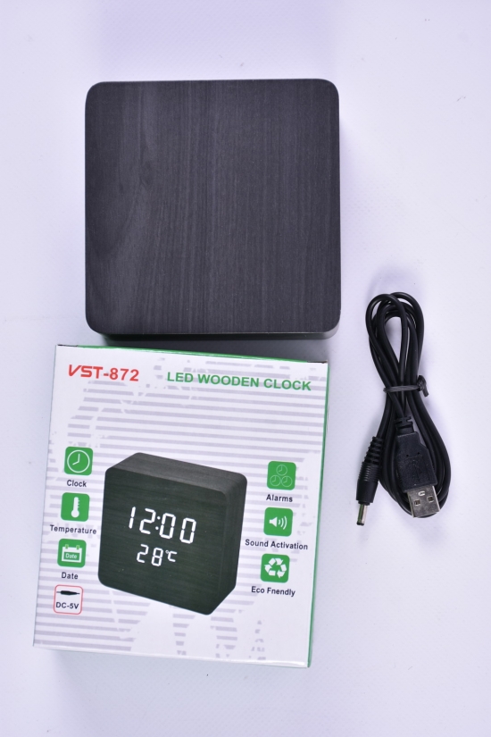 Годинник електронний з будильником арт.VST-872