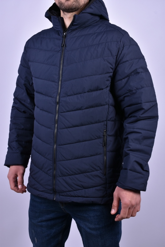 Куртка мужская (цв.синий) из плащевки демисезонная "PANDA" Размеры в наличии : 54, 56, 58, 60, 62 арт.D9609D