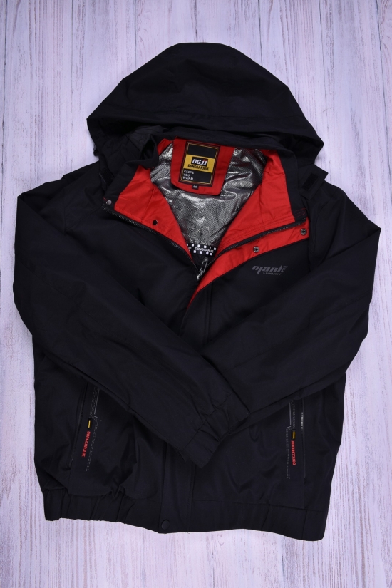 Куртка мужская демисезонная (цв.черный) из плащевки "DGJJ" Размеры в наличии : 54, 56, 58, 60, 62 арт.1131