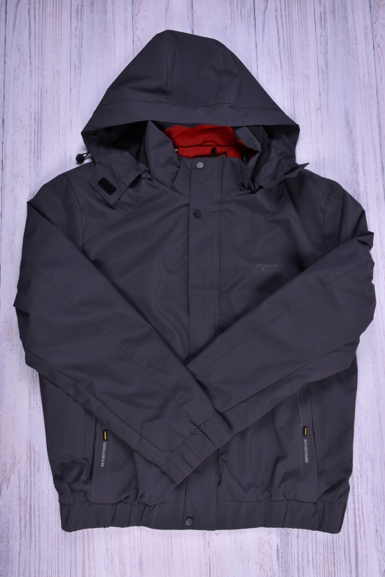 Куртка мужская демисезонная (цв.серый) из плащевки "DGJJ" Размеры в наличии : 54, 56, 58, 60, 62 арт.1131