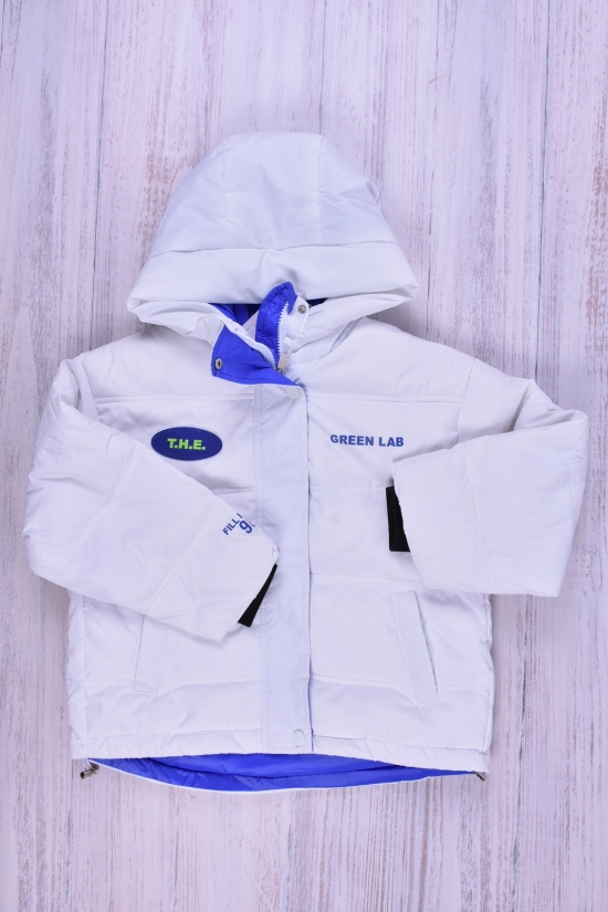 Куртка для дівчинки демісезонна (кол. білий) з плащової тканини. Зріст в наявності : 116, 122 арт.08