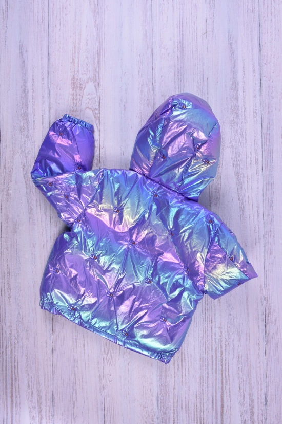 Куртка для дівчинки демісезонна (кол. фіолетовий) болонева Зріст в наявності : 92, 98, 104, 110 арт.07