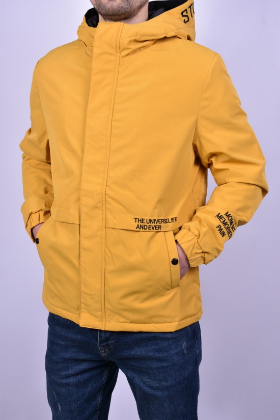 Куртка мужская демисезонная (цв.горчичный) с плащевки Размеры в наличии : 46, 48, 50, 52 арт.9951