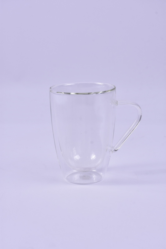 Чашка стеклянная с двойным дном 330мл "Турин" Helios арт.6757