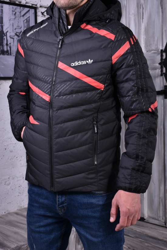 Куртка мужская (цв.черный/красный) демисезонная  Размеры в наличии : 46, 48, 50, 52, 54 арт.8187