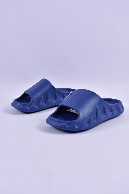 Шльопанці чоловічі з піни (кол. синій) склад 65% EVA 35%PVC Розміри в наявності : 40, 44 арт.B509