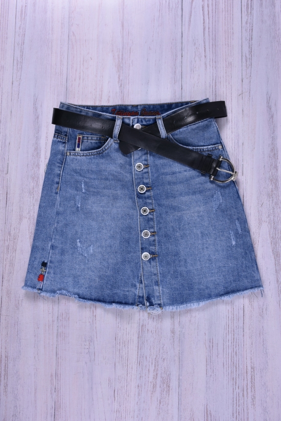 Юбка джинсовая женская с поясом Размер в наличии : 26 арт.C4220